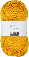Tunisian Smock Stitch Cushion Crochet Kit 1 Mustard