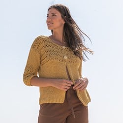 Knitting Pattern Re-Tape Lace Cardigan