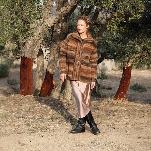 Katia Pure Alpaca Colors Long Vest Yarn and Knitting Pack