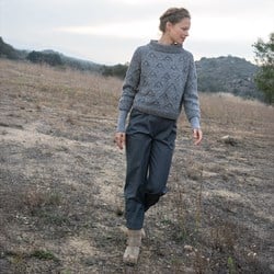 Katia Alpacotton Natural Colors Ajour sweater Garen- en Breipakket