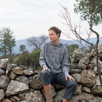 Katia Alpacotton Natural Colors Ajour sweater Garen- en Breipakket-2