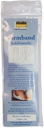 Vlieseline Grain-Reinforced Bias Tape 12 mm x 5 meters 00 White