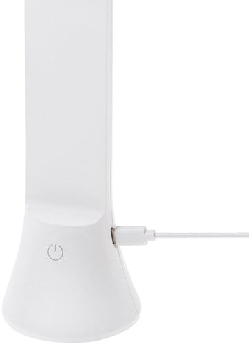 PURElite 2-in-1 Flip Lamp & Zaklamp: Oplaadbaar: Wit