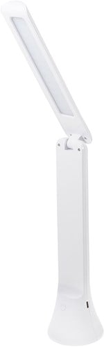 PURElite 2-in-1 Flip Lamp & Flashlight: Rechargeable: White