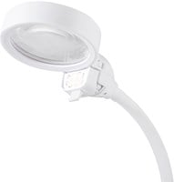 PURElite Multifunctioneel Vergrootglas en Tafellamp: Wit