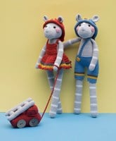 Firefighter Rhinos Charlie & Cato Crochet Kit