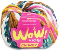Katia WOW - Chunky Boom 300 Oil Colour-Pearl Purple-Chewing Gum Pink