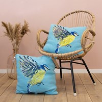 Scheepjes CKAL Blue Tit Cushion kit-3