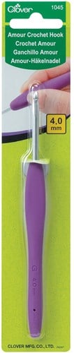 Clover Amour Steel Crochet Hook 4 mm-2