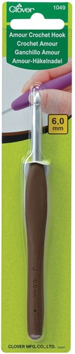 Clover Amour Steel Crochet Hook 6 mm-2