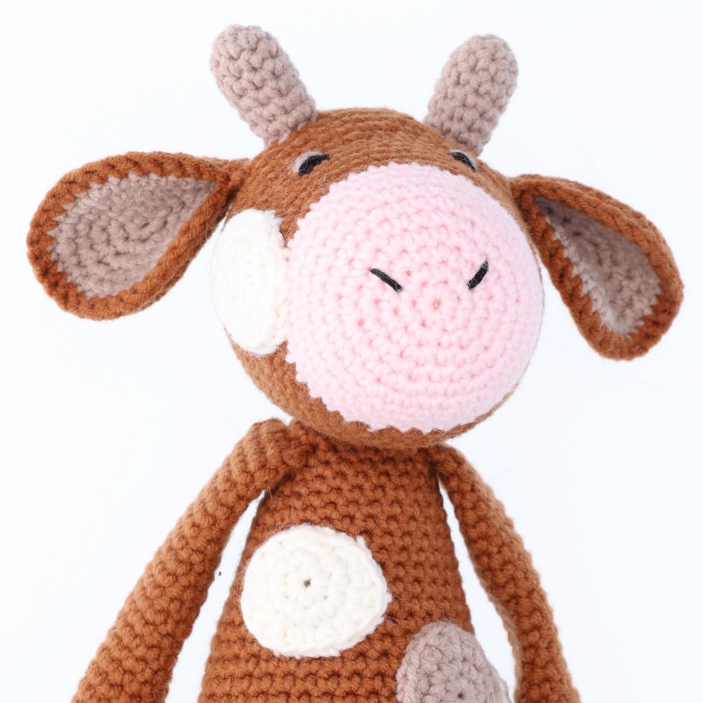 Yarn and Colors Clara Cow Crochet Kit 