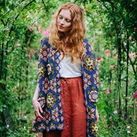 Climbing Rose Wrap - Jane Crow - Garenpakket - Exclusief Patroon