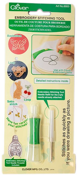 Clover Embroidery Stitching Tool Needle Threader