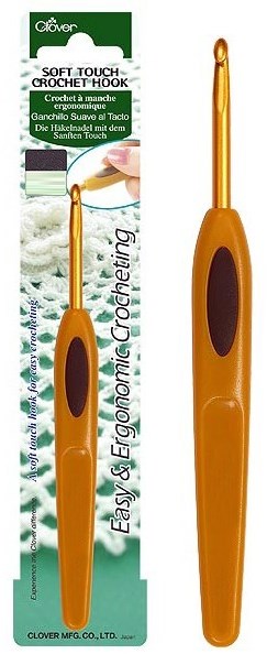 Clover Soft Touch - 6 mm - crochet hook with soft grip