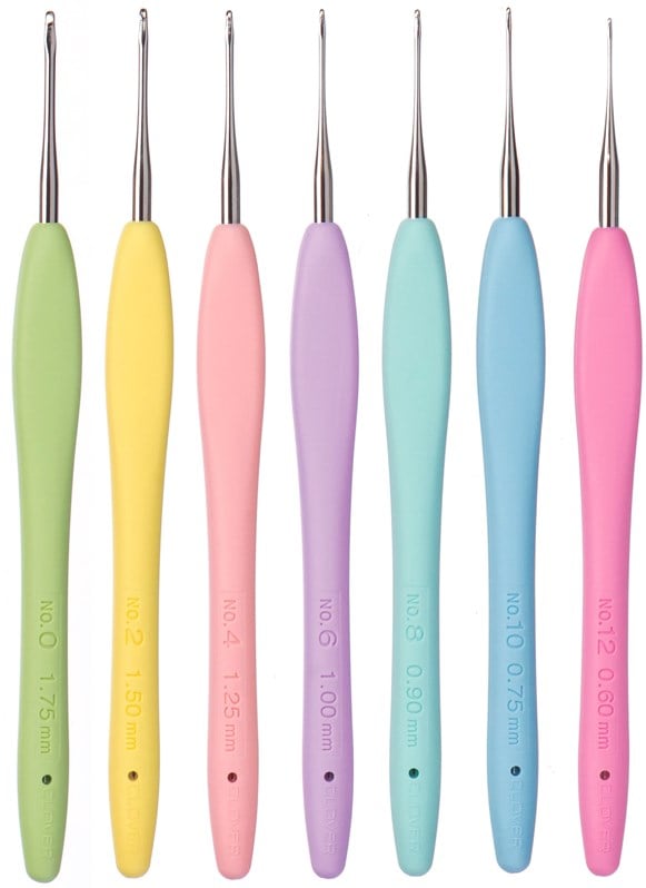 ernstig Sluipmoordenaar Veel gevaarlijke situaties Clover Amour Steel Crochet Hook 0,6mm - order online at Yarnplaza.com!