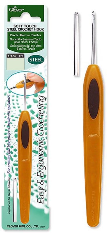 Clover Soft Touch Crochet Hook 0,5mm - order online at !