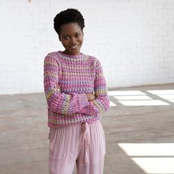 Katia Atenea Tones Crochet Sweater Yarn and Crochet Bundle