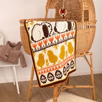 Babyversion Spring into easter blanket Retro Yarnkit-2