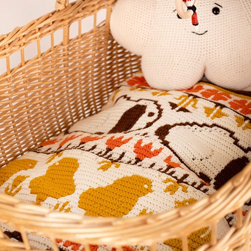 Babyversion Spring into easter blanket Retro Yarnkit