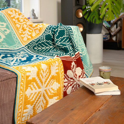 Floral CAL Blanket Primula Yarn kit - No pattern included-2