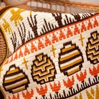 Rosinaplane - Babyversie Spring into easter blanket Retro Haakpakket - Inclusief Digitaal Patroon