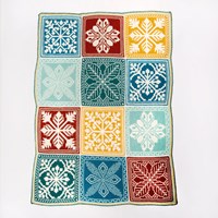Floral CAL Blanket Primula Yarn kit - No pattern included