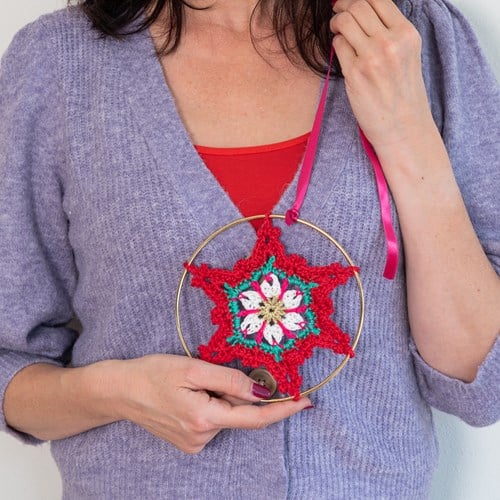 Yarn and Colors Colorful Christmas Star Crochet Kit 037 Cotton Candy