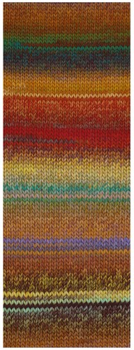 Lana Grossa Colorissimo 207 Ochre, red brown, blue violet, nougat, chocolate brown, wine,dark red, green, petrol, green-yellow-2