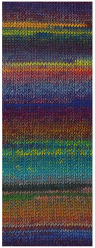Lana Grossa Colorissimo 211 Jeans, aubergine, yellow, yellow-green, chocolate brown, dark red, royal, green, orange, turquoise-2
