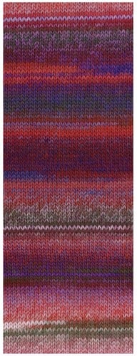Lana Grossa Colorissimo 212 Purple, blue and dark violet, aubergine, grey and reseda green, pink, grey-2