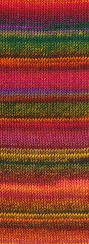 Lana Grossa Colorissimo 218 Pink,Fuchsia,Yolk,Grey-Yellow,Orange,Red-Brown,Grey-Green,Black-Red-2
