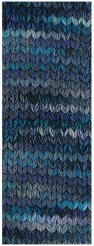 Lana Grossa Cool Merino Big Color 410 grey/mint turquoise/dark blue/royal/blue-violet-2