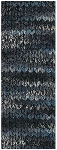 Lana Grossa Cool Merino Big Color 411 anthracite/dark/light/medium/steel grey/raw white-2