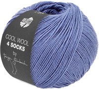 Lana Grossa Cool Wool 4 Socks Uni 7726 Violet Blue