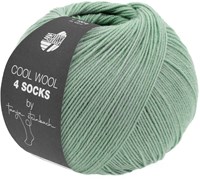Lana Grossa Cool Wool 4 Socks Uni 7727 Light Turquoise