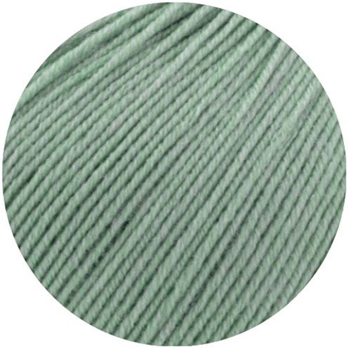 Lana Grossa Cool Wool 4 Socks Uni 7727 Light Turquoise-2