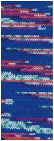 Lana Grossa Cool Wool 4 Socks Print 3 7202 Cobalt Blue/Clay Red/White/Jade/Dark Fuchsia/Light Blue-2