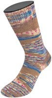 Lana Grossa Cool Wool 4 Socks Print 3 7203 Beige/Cornflower/White/Pink/Purple-3