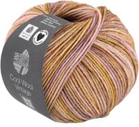 Lana Grossa Cool Wool Vintage 7386 Camel Purple