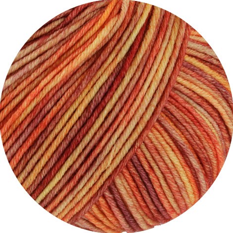 Lana Grossa Cool Wool Vintage 7388 Orange Brown-2