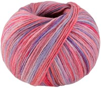 Lana Grossa Cotonella Multi 102 Light red/purple/mint/purple