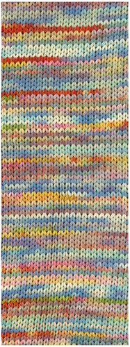 Lana Grossa Cotonella Multi 104 Raw white/light blue/pale/yellow-green/rust-2