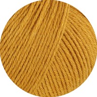 Lana Grossa Cotton Wool 027 Ocher yellow-2