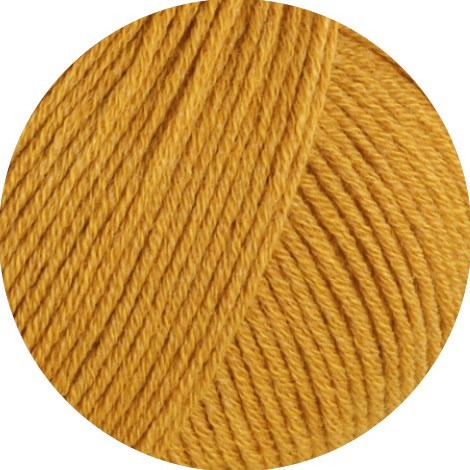 Lana Grossa Cotton Wool 027 Ocher yellow-2