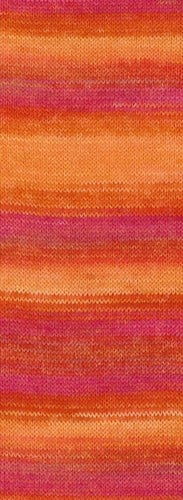 Lana Grossa Cottonhair 101 Lobster/orange/light orange/pink/fuchsia/rust-2