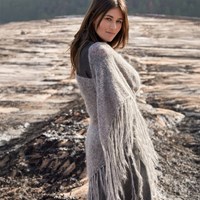 Katia 50 Mohair Shades Maxi Triangle Scarf Yarn and Knitting Bundle-3