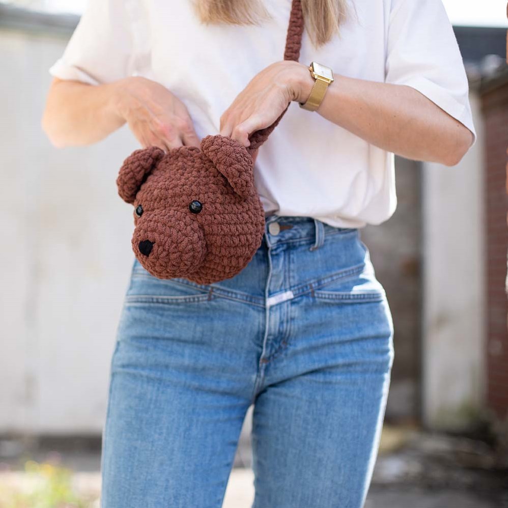 Create-it Bear Bag Crochet Kit 