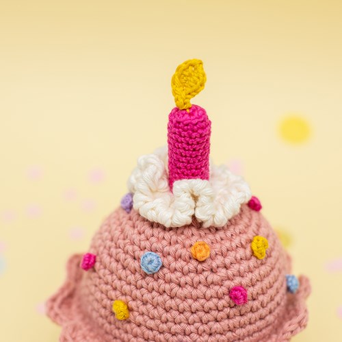Cupcake Haakpakket 1 Old Pink