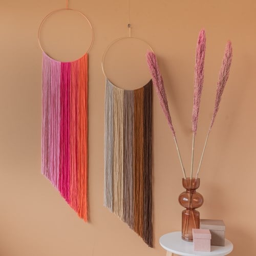Yarn and Colors Degradé Wall Hanging 2.0 021 Sunset Macramé Kit