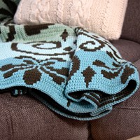 Blanket Fleur Yarn Kit 006 Moss - Excluding Pattern-3
